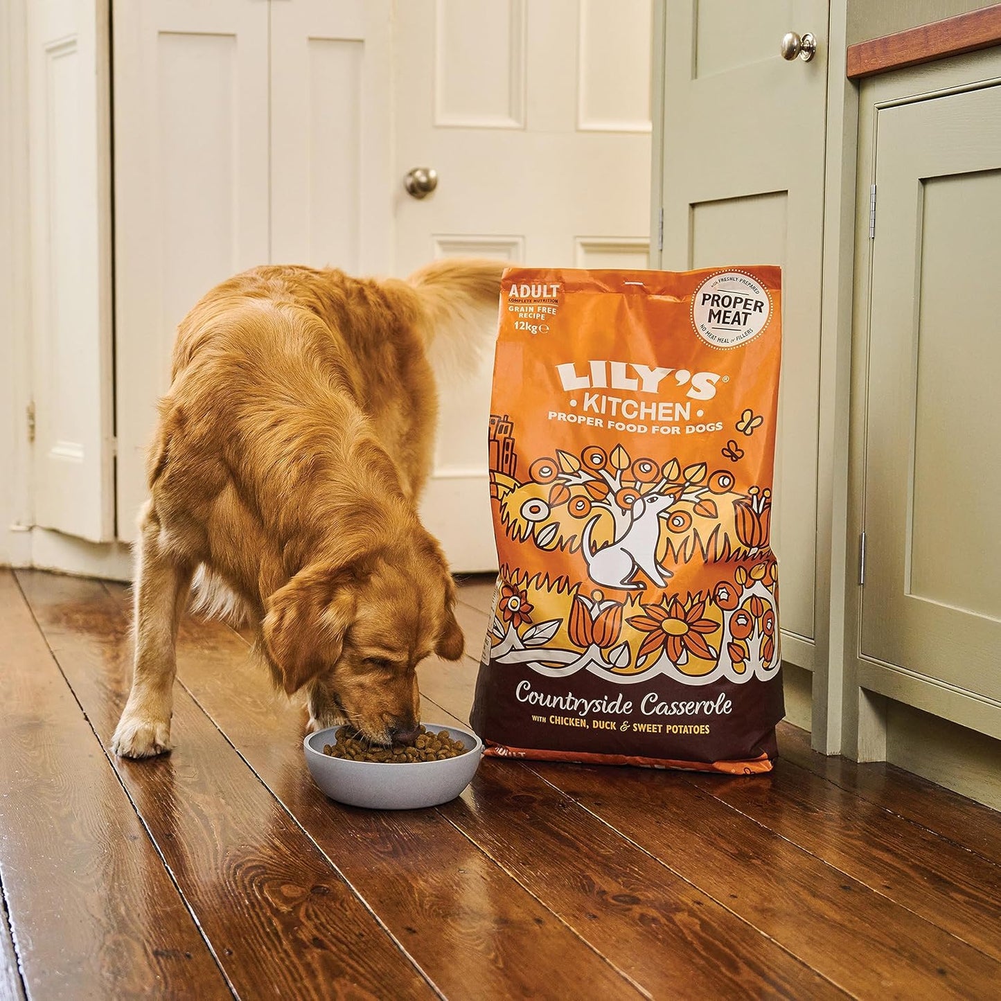 Made with Natural Ingredients Adult Dry Dog Food Chicken & Duck Grain-Free Recipe 2.5Kg Bag