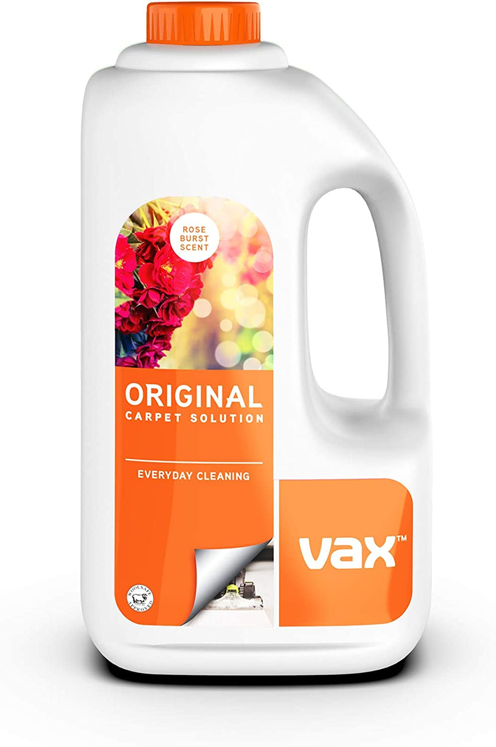 Original 1.5L Carpet Cleaner Solution, Stain Remover Shampoo, Rose Burst Scent, Suitable for Everyday Cleaning, 1-9-142055, White