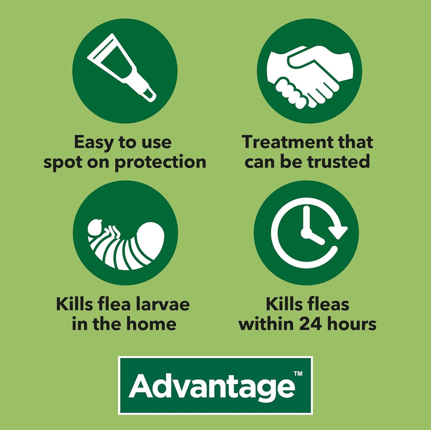 Flea Treatment 80 for Large Cats and Rabbits 4X Pipette, for Pets Weighing More than 4Kg, Spot-On Treatment to Kill and Prevent Fleas on Large Cats and Treat Fleas on Pet Rabbits