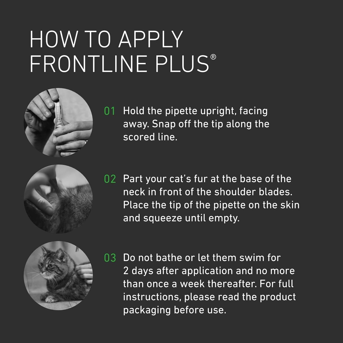 plus Flea & Tick Treatment for Cats and Ferrets - 6 Pipettes